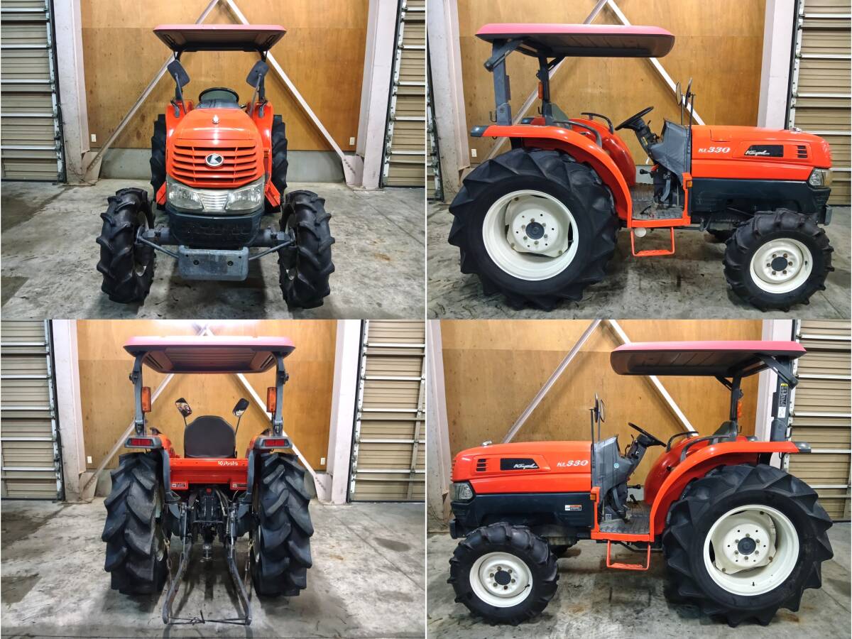 181 i Shimane Prefecture Kubota KL33 Tractor 2959 hours Automatic leveling